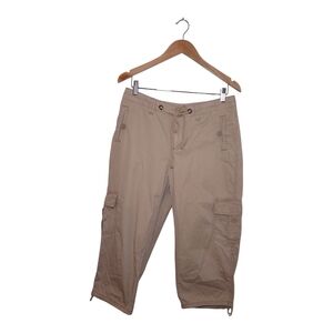 Women's St. John's Bay Cargo Utility Khaki Capri Pants Size: 10